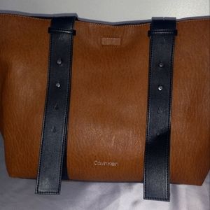 Calvin Klein spacious  brown tote